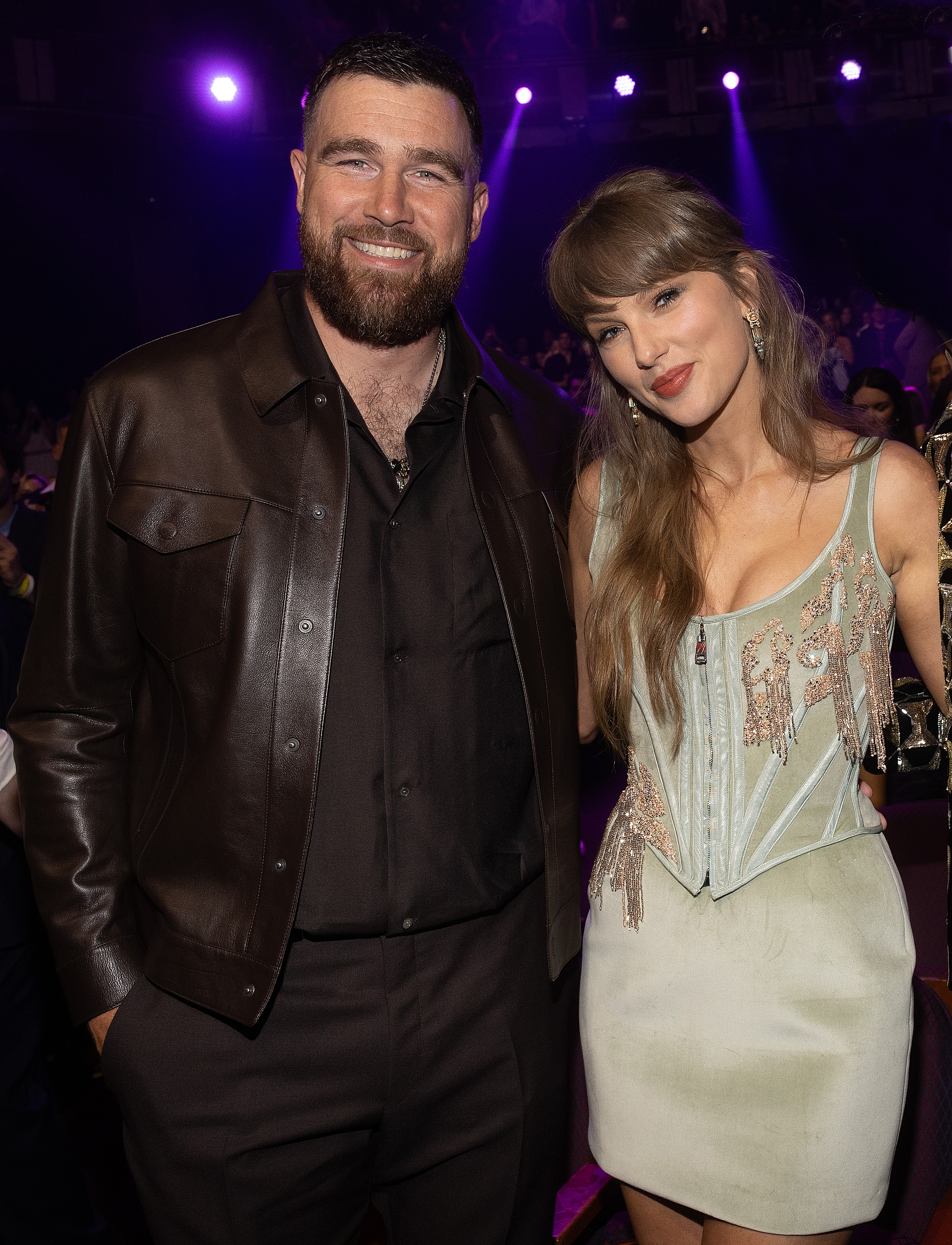 Taylor Swift and Travis Kelce at the 2026 iHeartRadio Music Awards held at Dolby Theatre on March 26 in Los Angeles, California. | Source: Getty Images