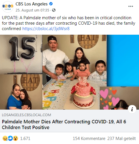 Quelle: .facebook.com/CBSLA