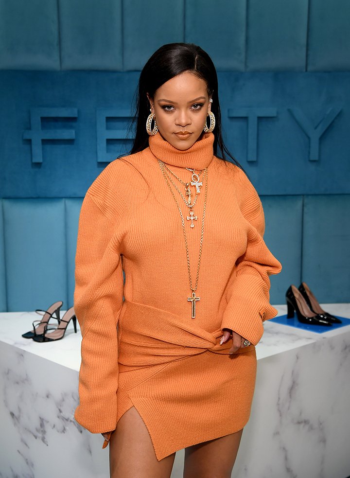 Rihanna during the launching of FENTY at Bergdorf Goodman on February 7, 2020 in New York City. I Photo: Getty Images.
