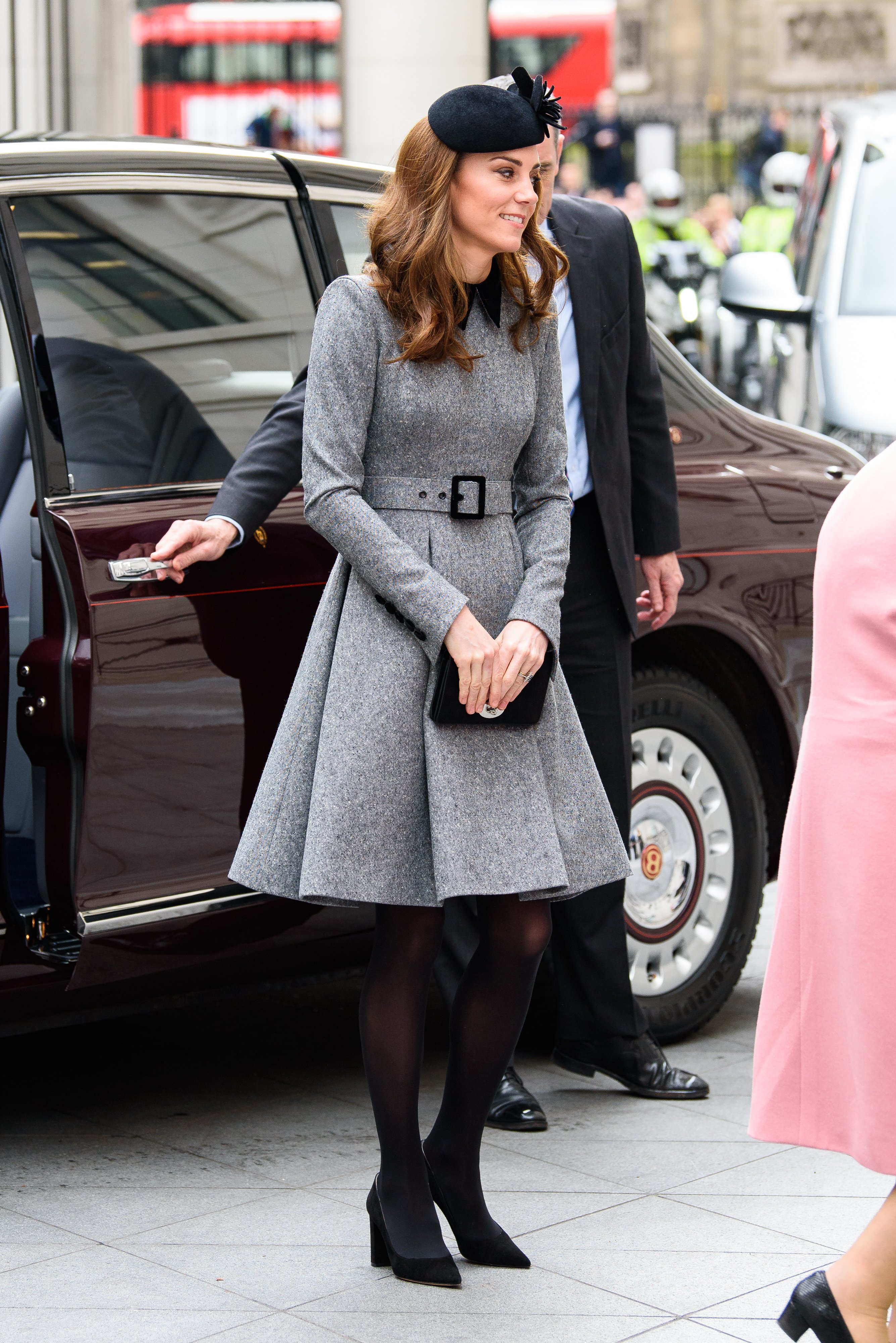 Kate MIddleton on a solo engagement at the Foundling Museum on March 19, 2019 | Photo: Getty Images