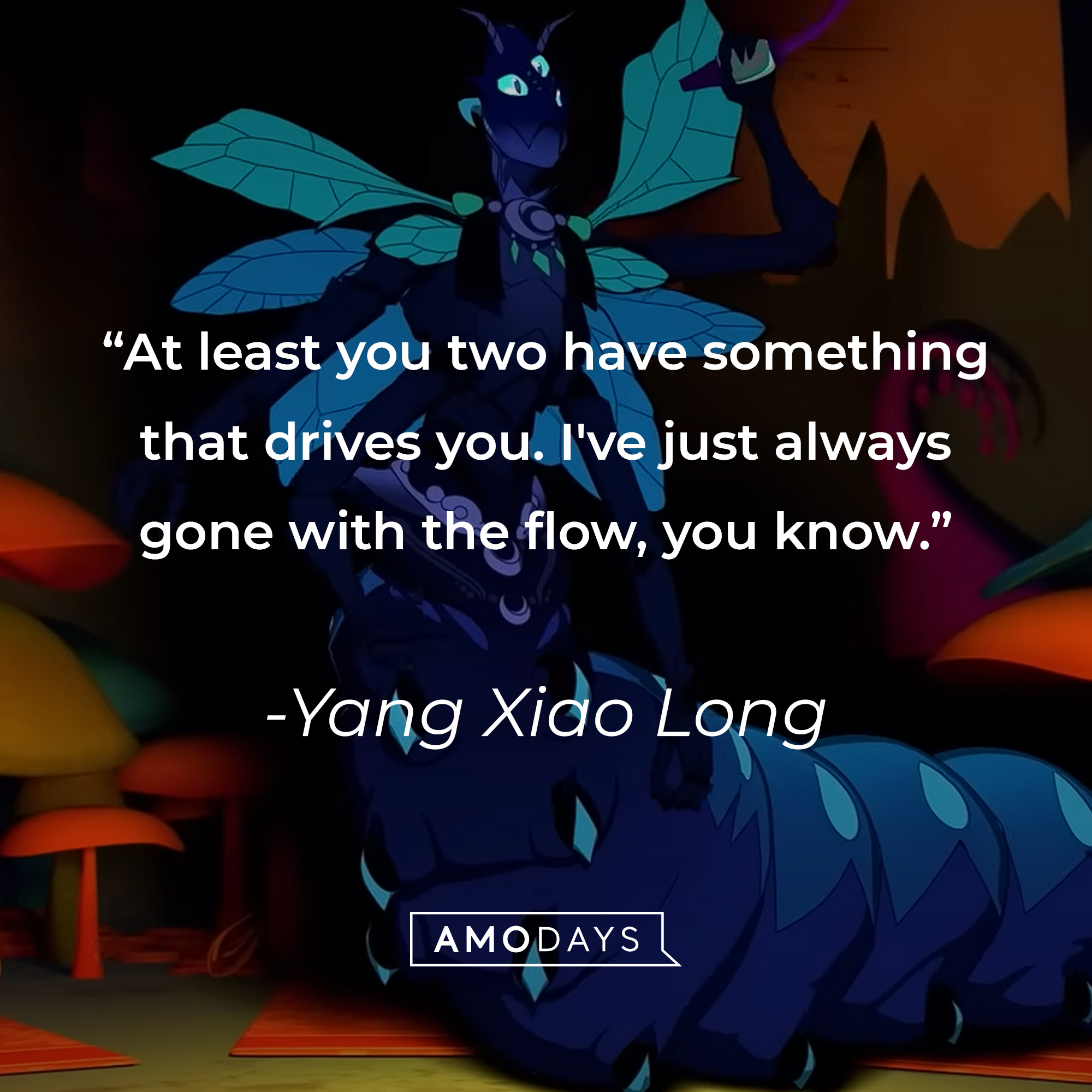 Yang Xiao Long's quote: "At least you two have something that drives you. I've just always gone with the flow, you know." | Source: Youtube.com/crunchyrolldubs