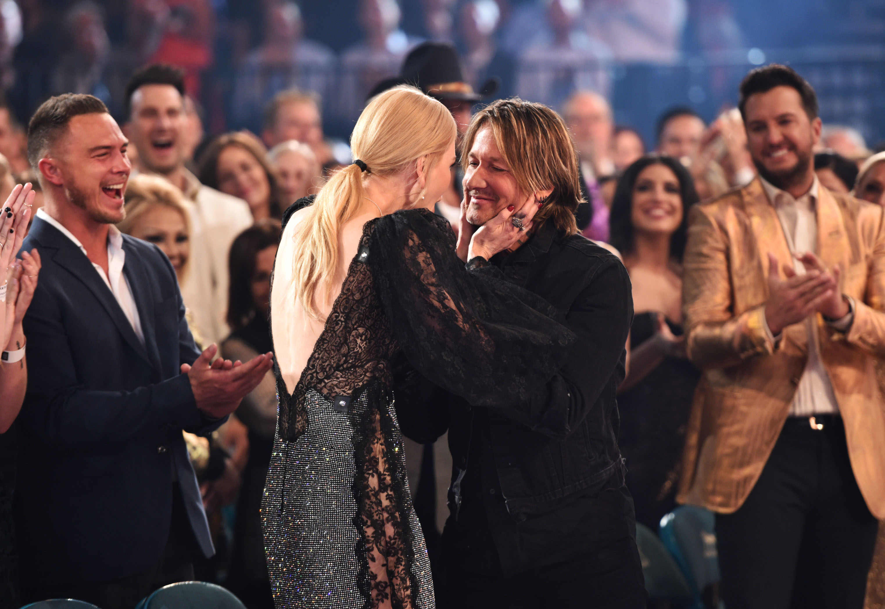 Nicole Kidman and Keith Urban during the 54th Academy Of Country Music Awards at MGM Grand Garden Arena on April 07, 2019 in Las Vegas, Nevada | Source: Getty Images
