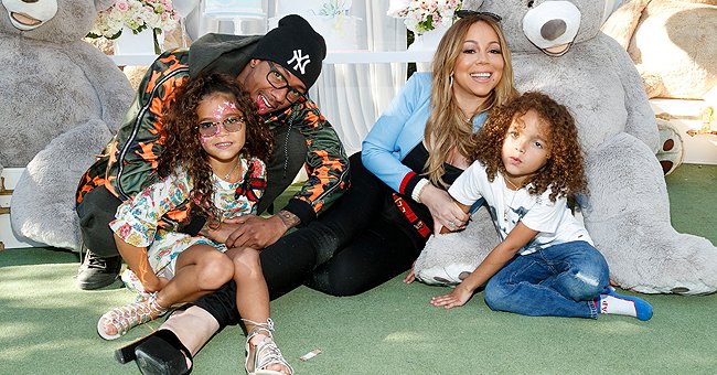 Monroe Cannon, Nick Cannon, Mariah Carey, and Moroccan Scott Cannon at the twins' party on May 13, 2017, in Los Angeles, California | Photo: Rich Polk/FilmMagic/Getty Images