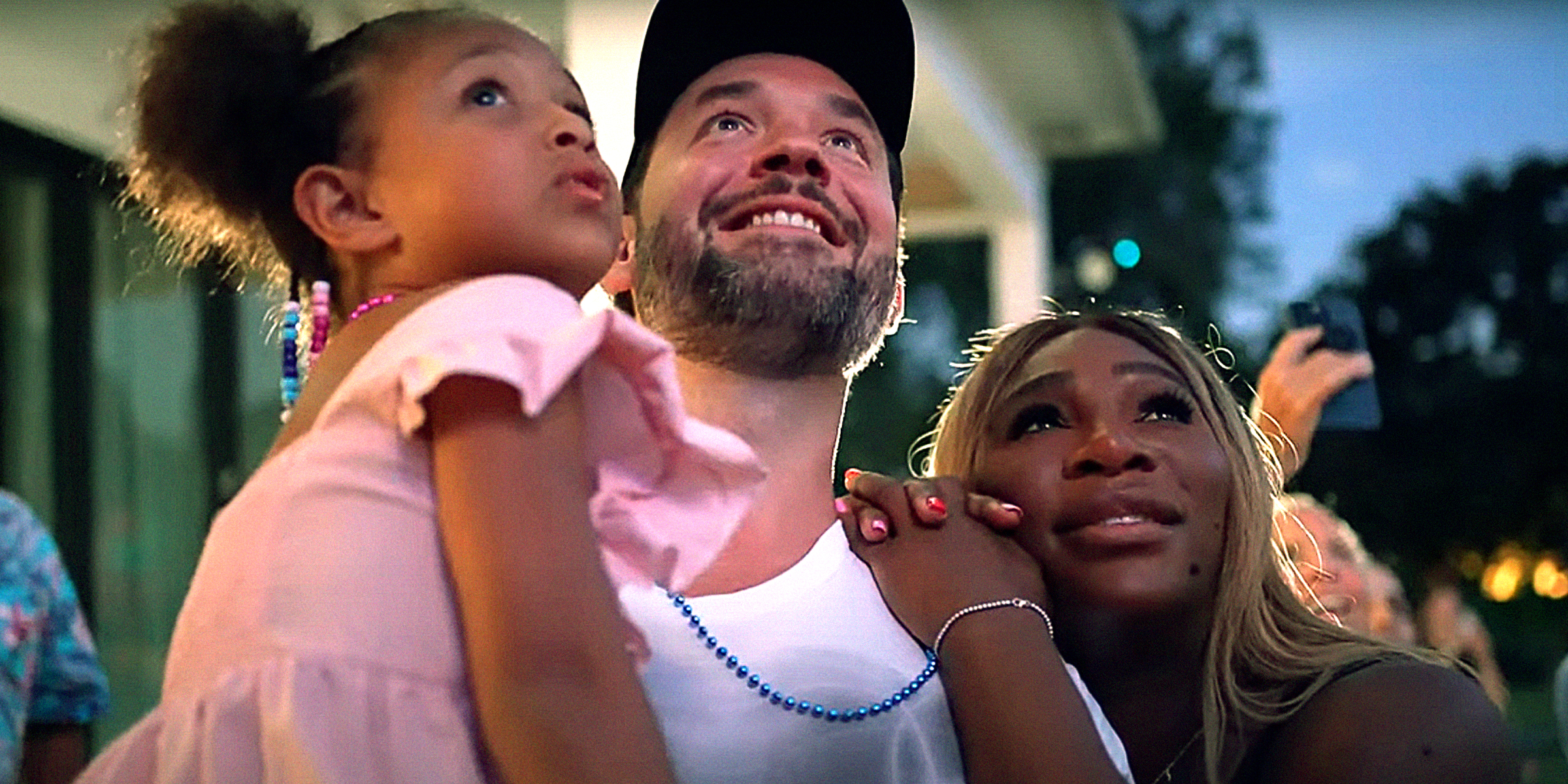 Serena Williams, Her Husband Alexis and Their Daughter. | Source: Youtube/SerenaWilliams