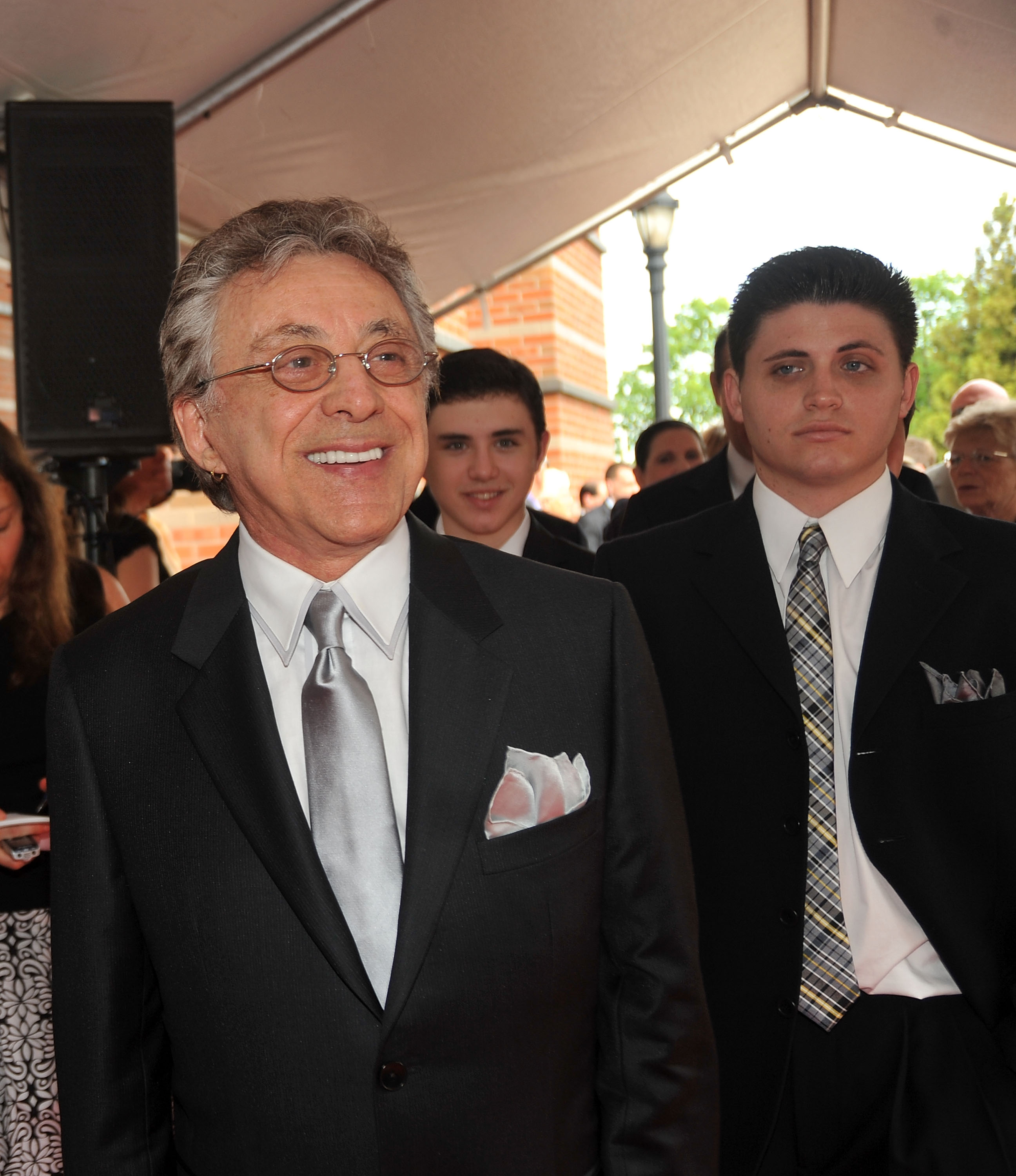Frankie and Francesco Valli attend the 3rd Annual New Jersey Hall of Fame Induction Ceremony on May 2, 2010, in Newark, New Jersey. | Source: Getty Images