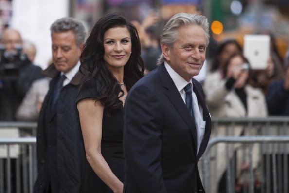 Catherine Zeta-Jones and Michael Douglas attends the 40th Anniversary Chaplin Award Gala at Avery Fisher Hall at Lincoln Center for the Performing Arts on April 22, 2013 in New York City | Photo: Getty Images