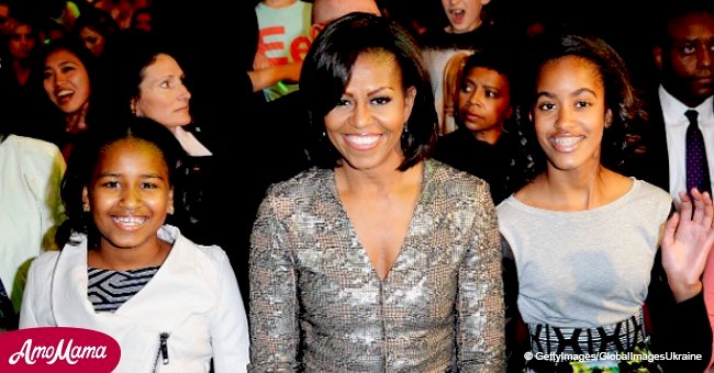 Here's what Michelle Obama's youngest daughter does to draw mom's attention
