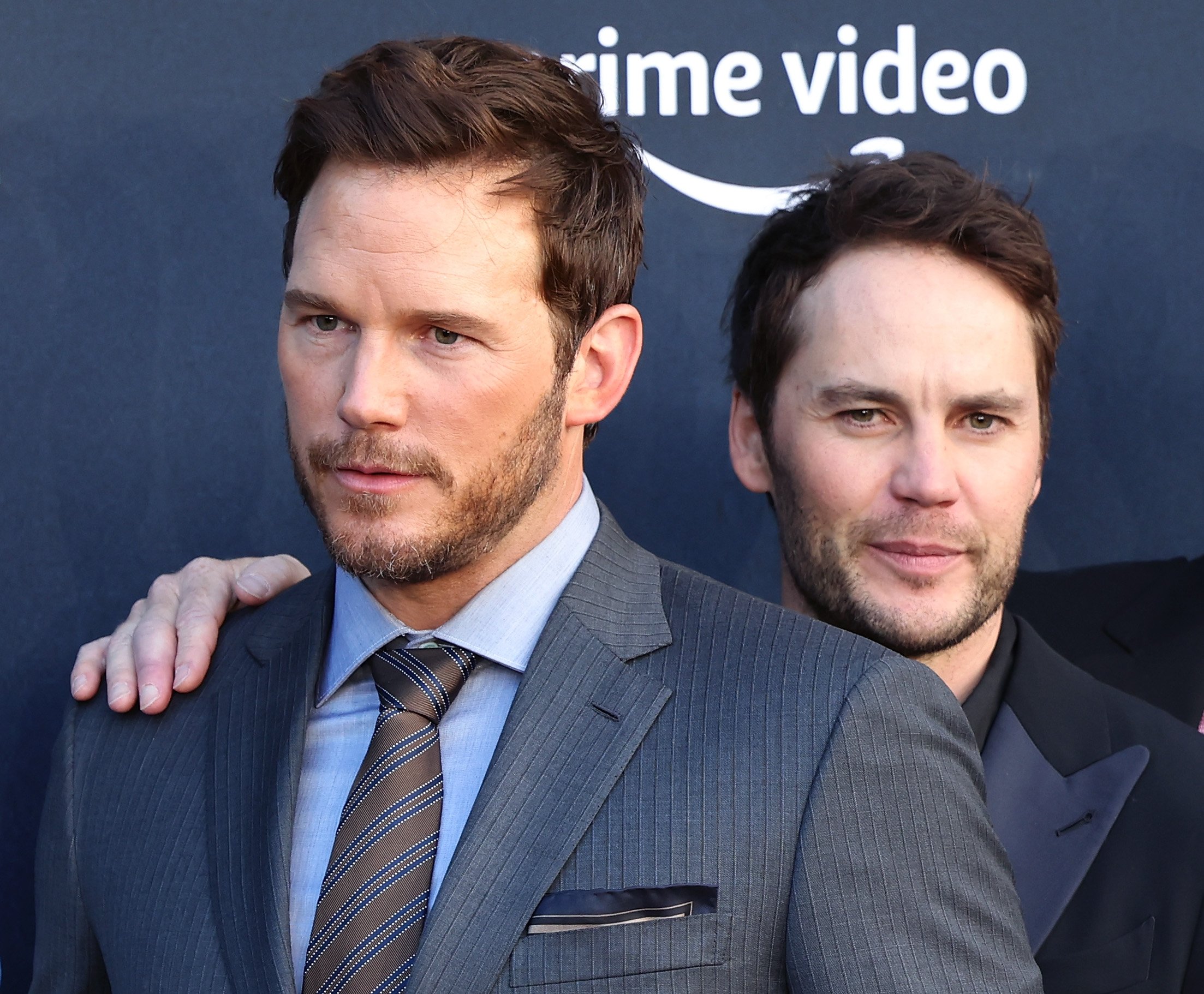 Chris Pratt and Taylor Kitsch at the Los Angeles premiere of "The Terminal List" on June 22, 2022 | Source: Getty Images
