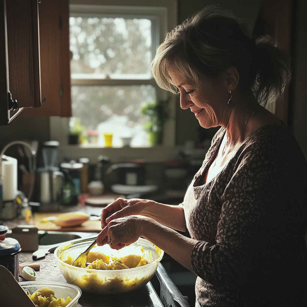 A woman in the kitchen | Source: Midjourney