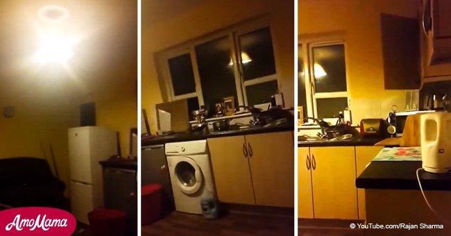 Woman claims to have captured a poltergeist on tape messing with her kitchen