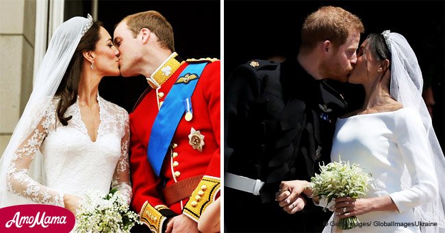 Royal expert compares wedding photos of Duchesses Kate and Meghan