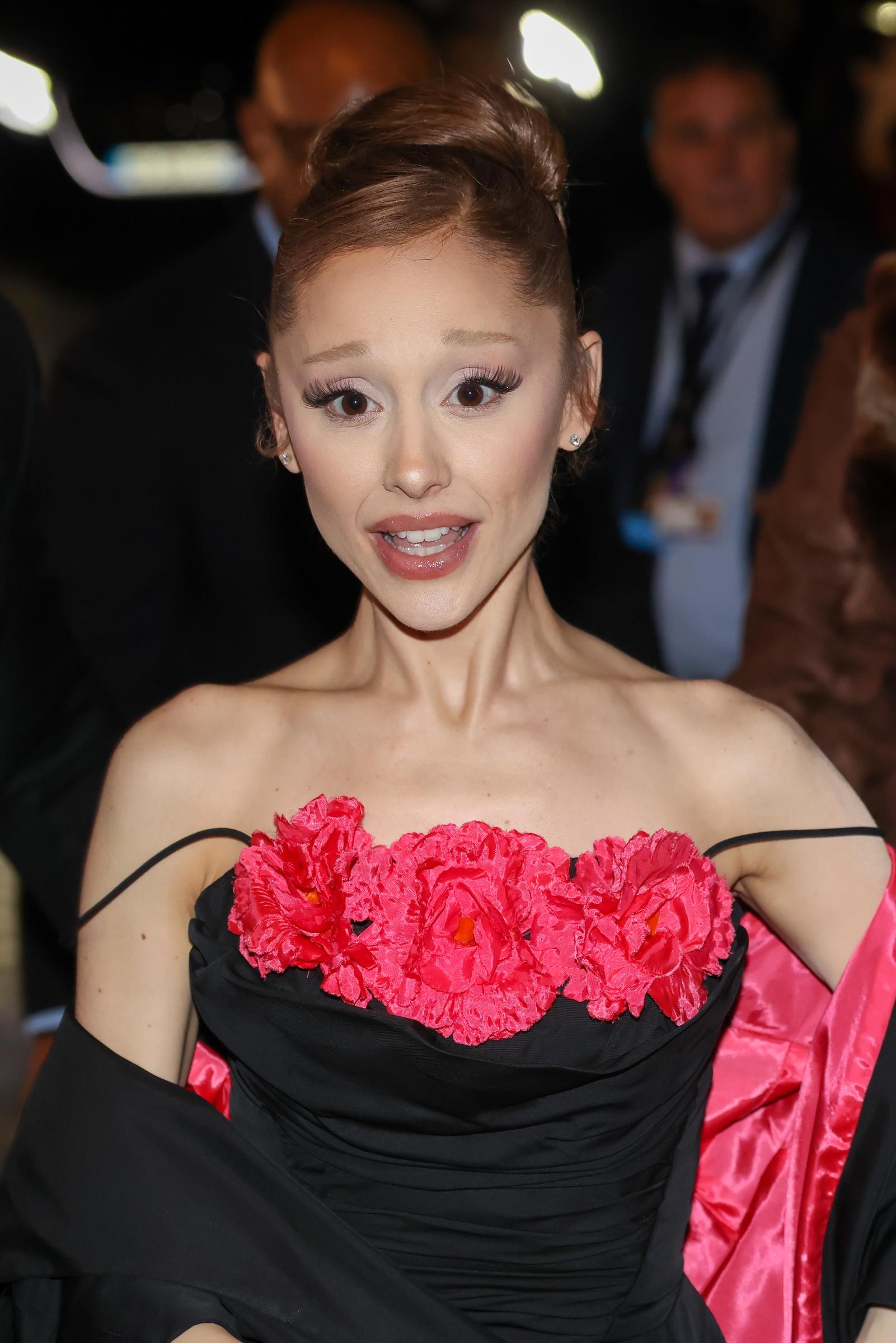 Ariana Grande seen outside Paris Opera in France on November 7, 2025 | Source: Getty Images