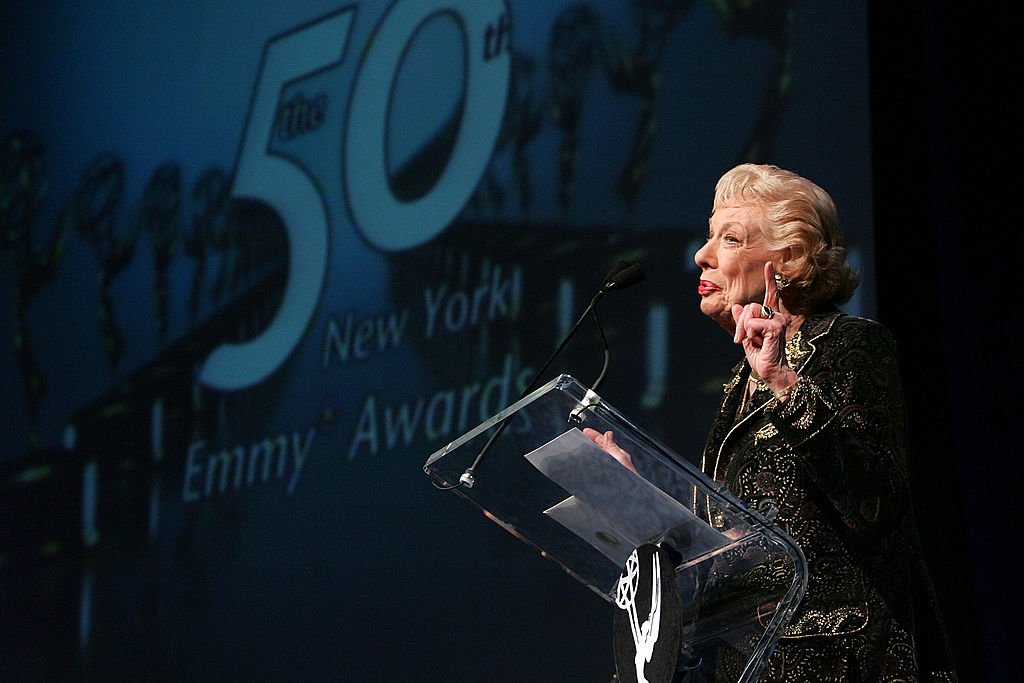 Actress Joyce Randolph speaks onstage at the 50th Annual New York Emmy Awards Gala on April 1, 2007 in New York City. | Photo: Getty Images