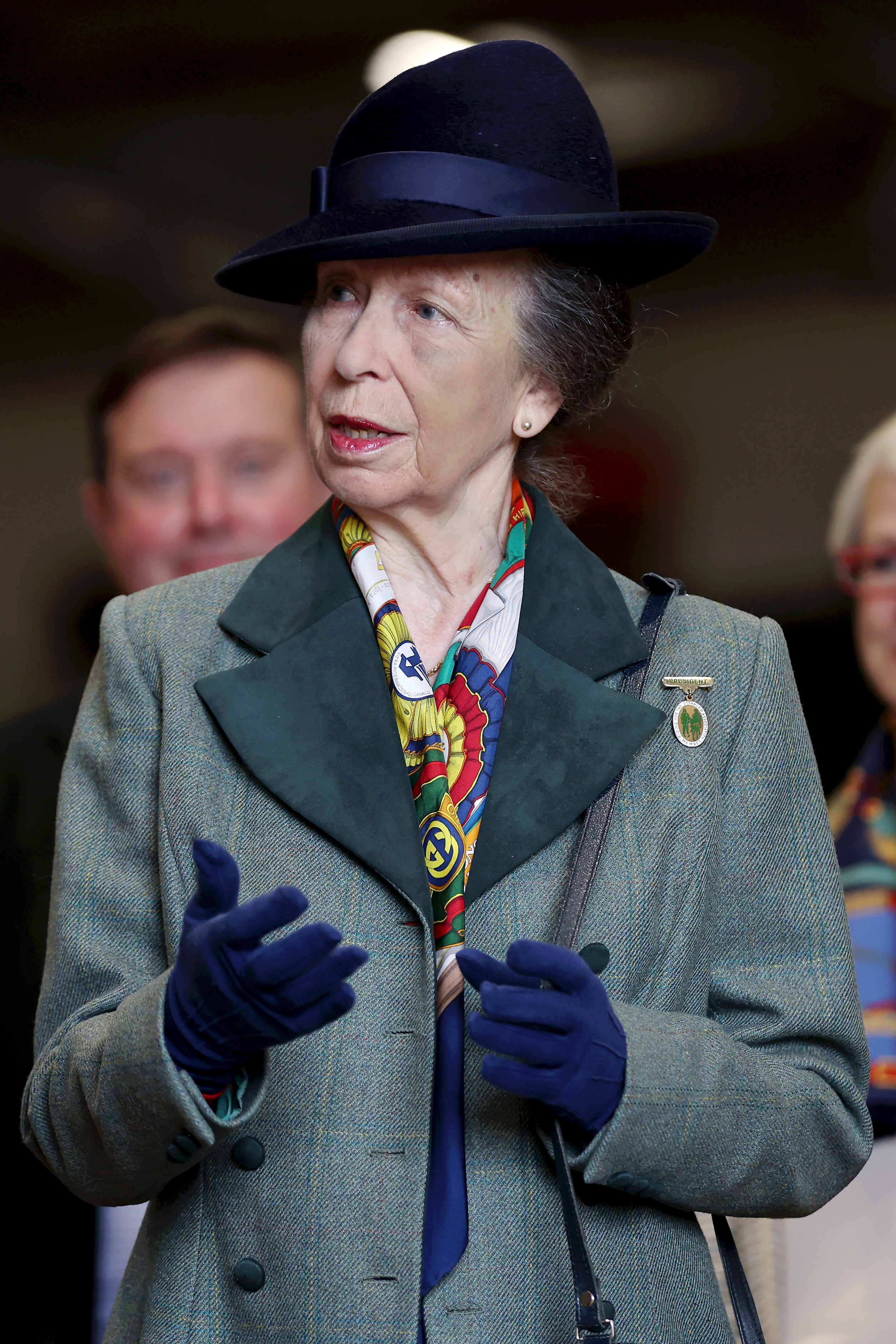 Princess Anne at the Riding for the Disabled Association (RDA) National Championships in Gloucester, England on July 12, 2024 | Source: Getty Images