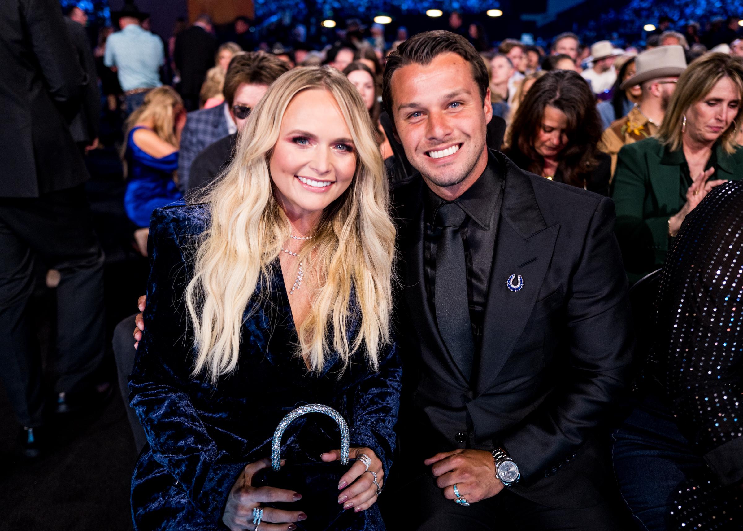 Miranda Lambert and Brendan McLoughlin attend the 60th Academy of Country Music Awards at The Star in Frisco on May 08, 2025 | Source: Getty Images