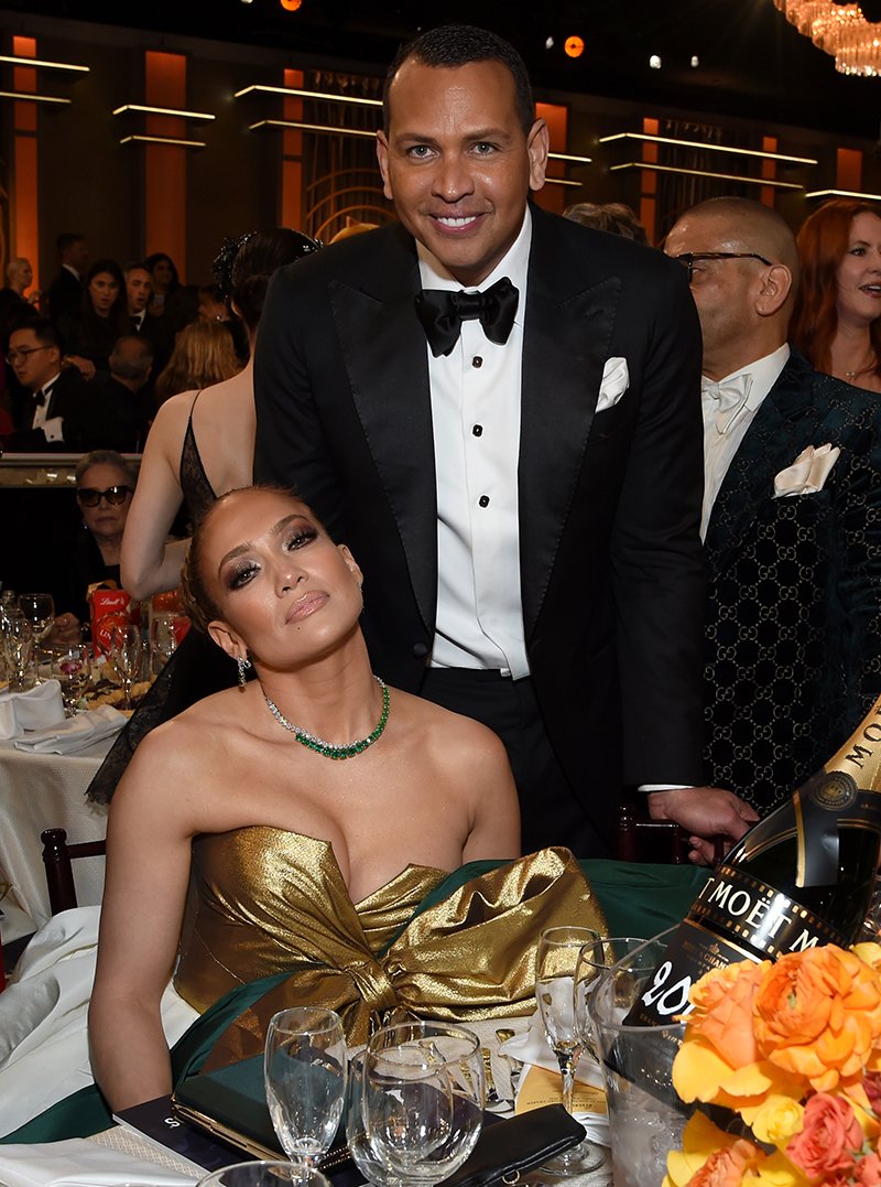 Alex Rodriguez and Jennifer Lopez attending the 77th Annual Golden Globe Awards in Beverly Hills, California in January 2020. I Image: Getty Images.