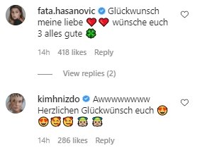 Screenshot des Kommentarbereichs des von Rebecca Mir geteilten Fotos | Quelle: Instagram/rebeccamir