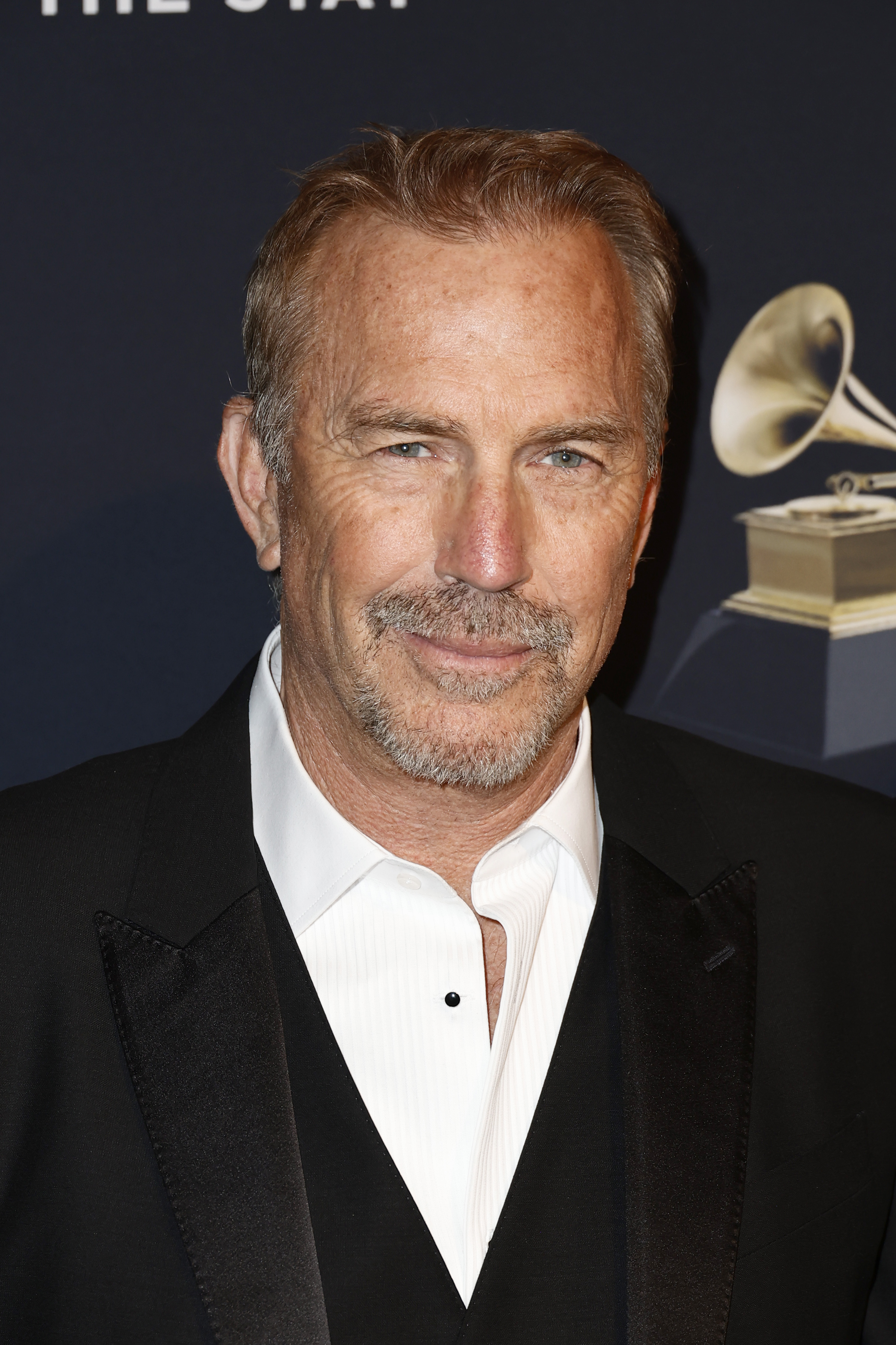 Kevin Costner at the Pre-Grammy Gala in Beverly Hills, California on February 4, 2023 | Source: Getty Images