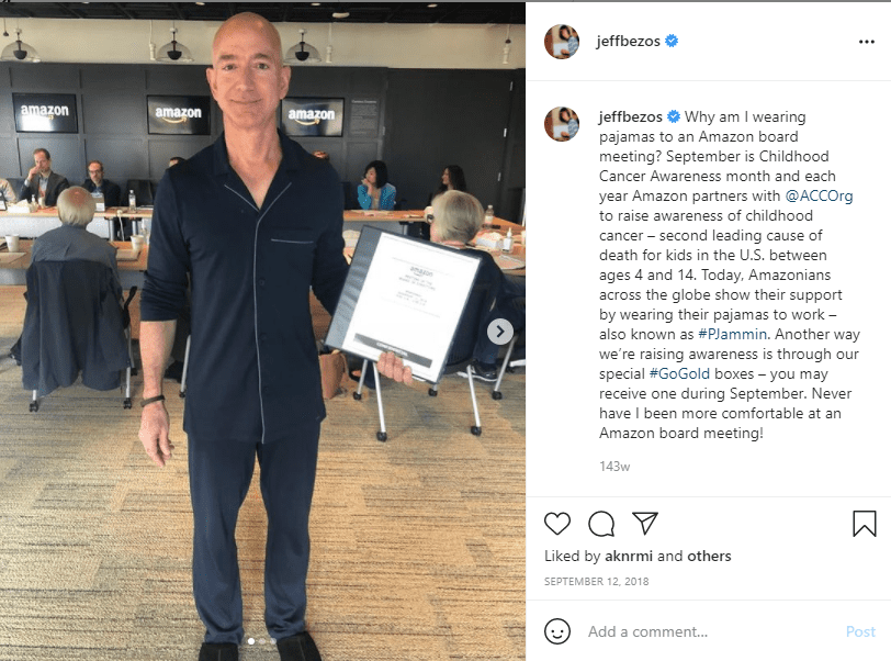 A picture of Jeff Bezos on Instagram | Photo: Instagram/jeffbezos