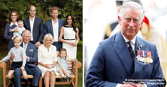 Prince Louis already stole the show on 2 official royal portraits for Prince Charles' birthday