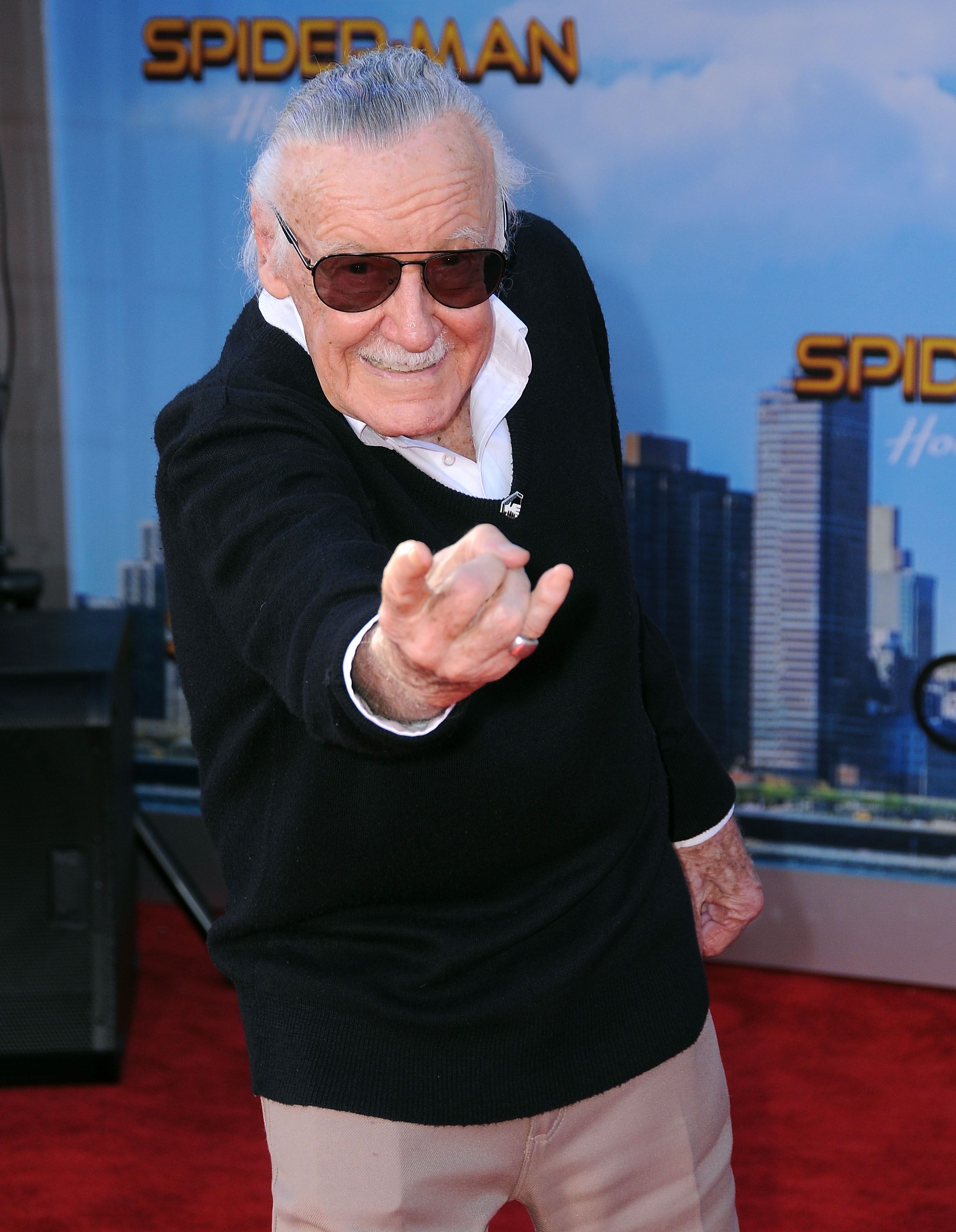 Stan Lee at the premiere of "Spider-Man: Homecoming" at TCL Chinese Theatre on June 28, 2017 | Photo: Getty Images
