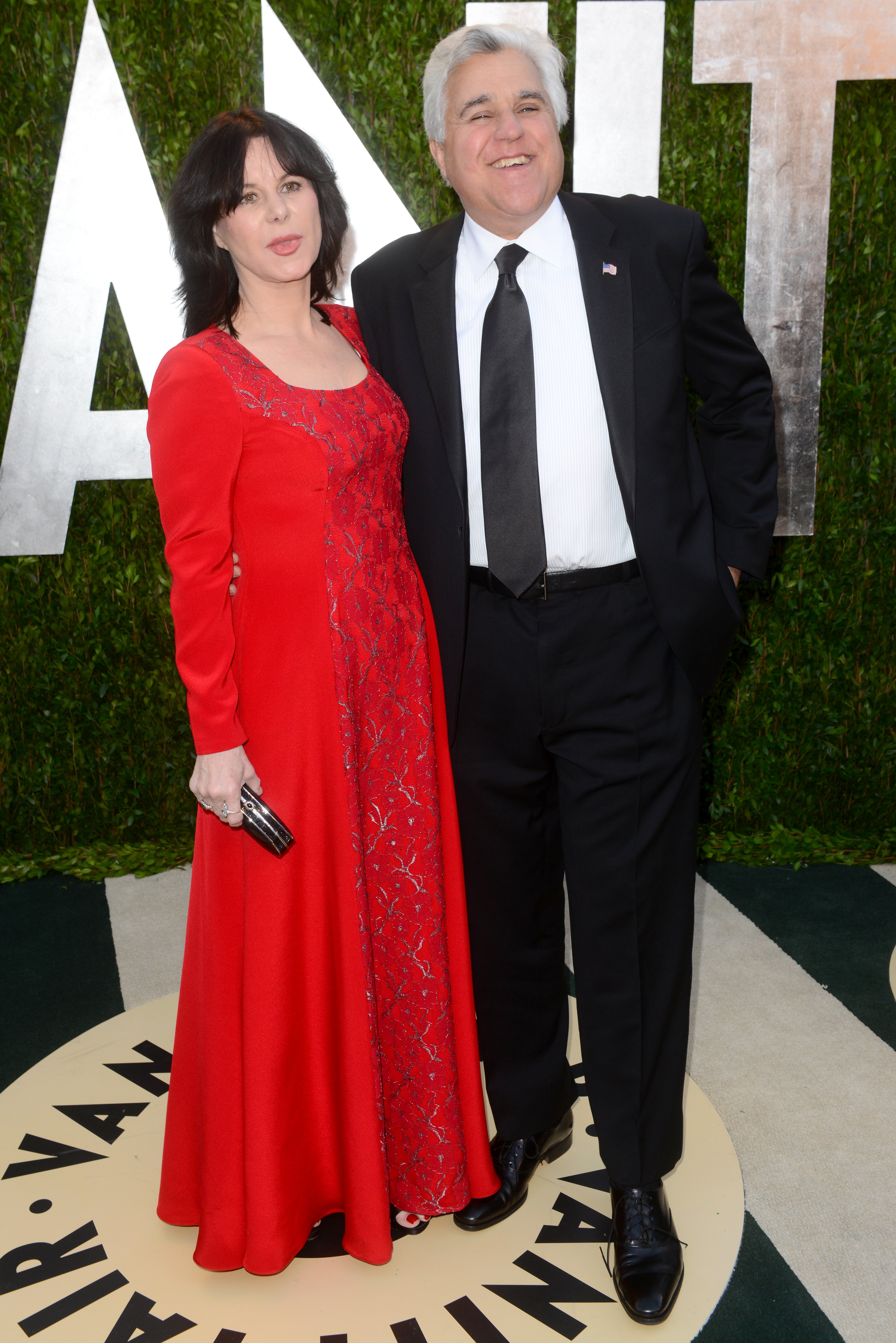 Mavis Leno and Jay Leno at Vanity Fair's 19th annual Oscars party | Source: Getty Images