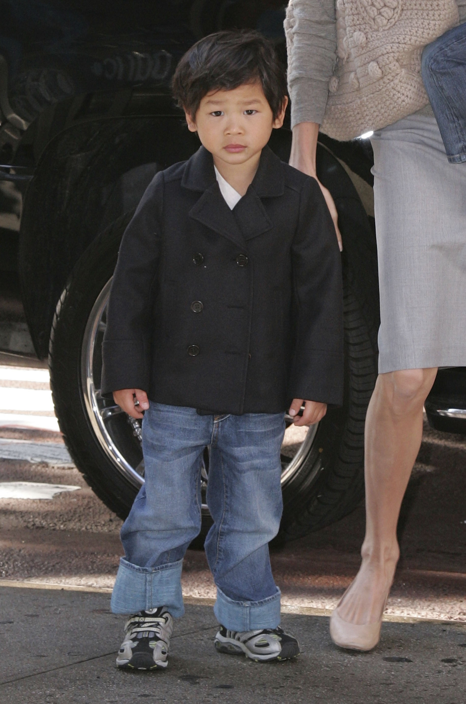 Pax Jolie-Pitt at Borders bookstore on September 20, 2007, in New York. | Source: Getty Images