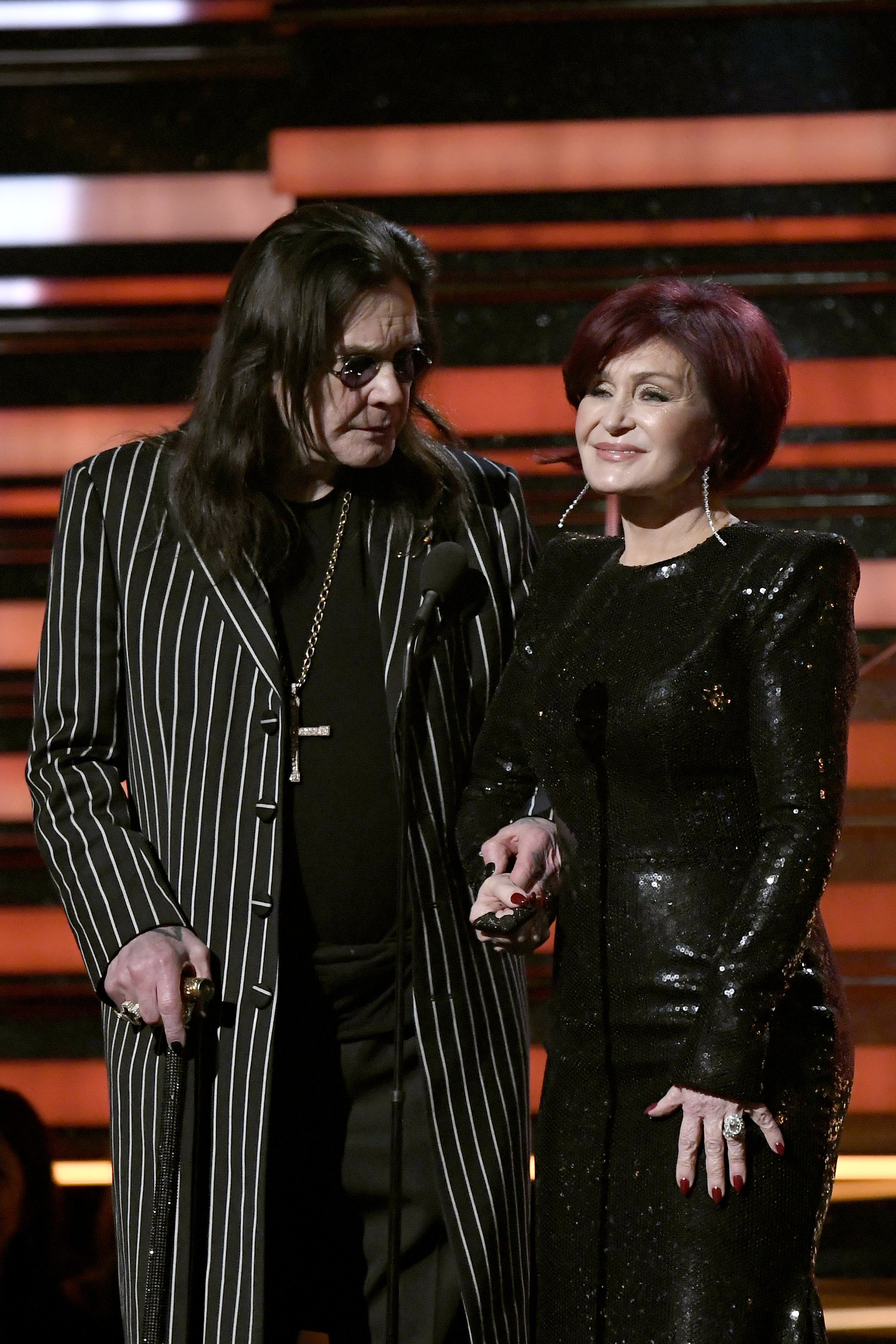 Ozzy Osbourne and Sharon Osbourne onstage during the 62nd Annual GRAMMY Awards at Staples Center on January 26, 2020 in Los Angeles, California | Source: Getty Images