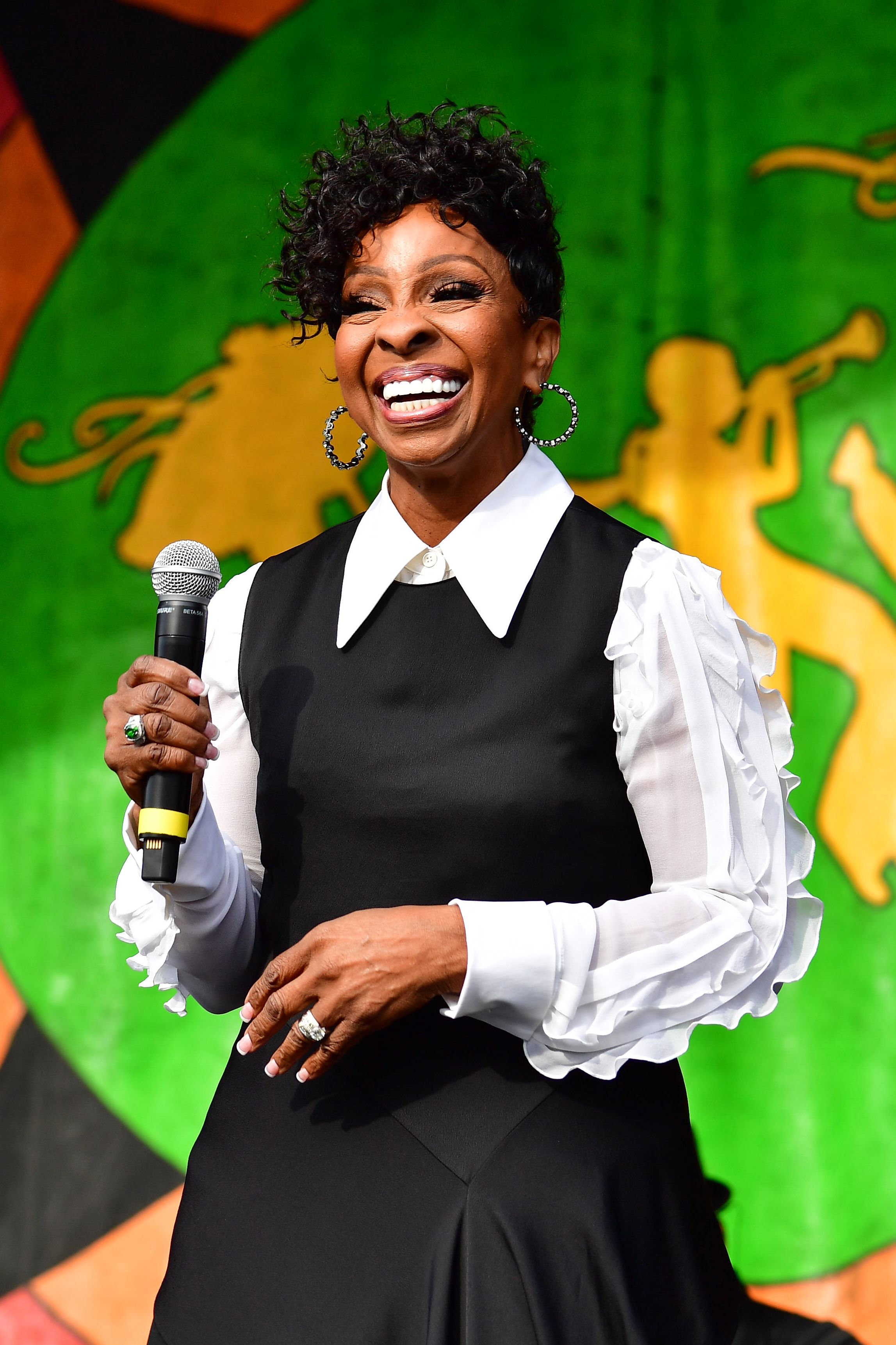 Gladys Knight during the 2019 New Orleans Jazz & Heritage Festival 50th Anniversary at Fair Grounds Race Course on May 03, 2019 in New Orleans, Louisiana. | Source: Getty Images