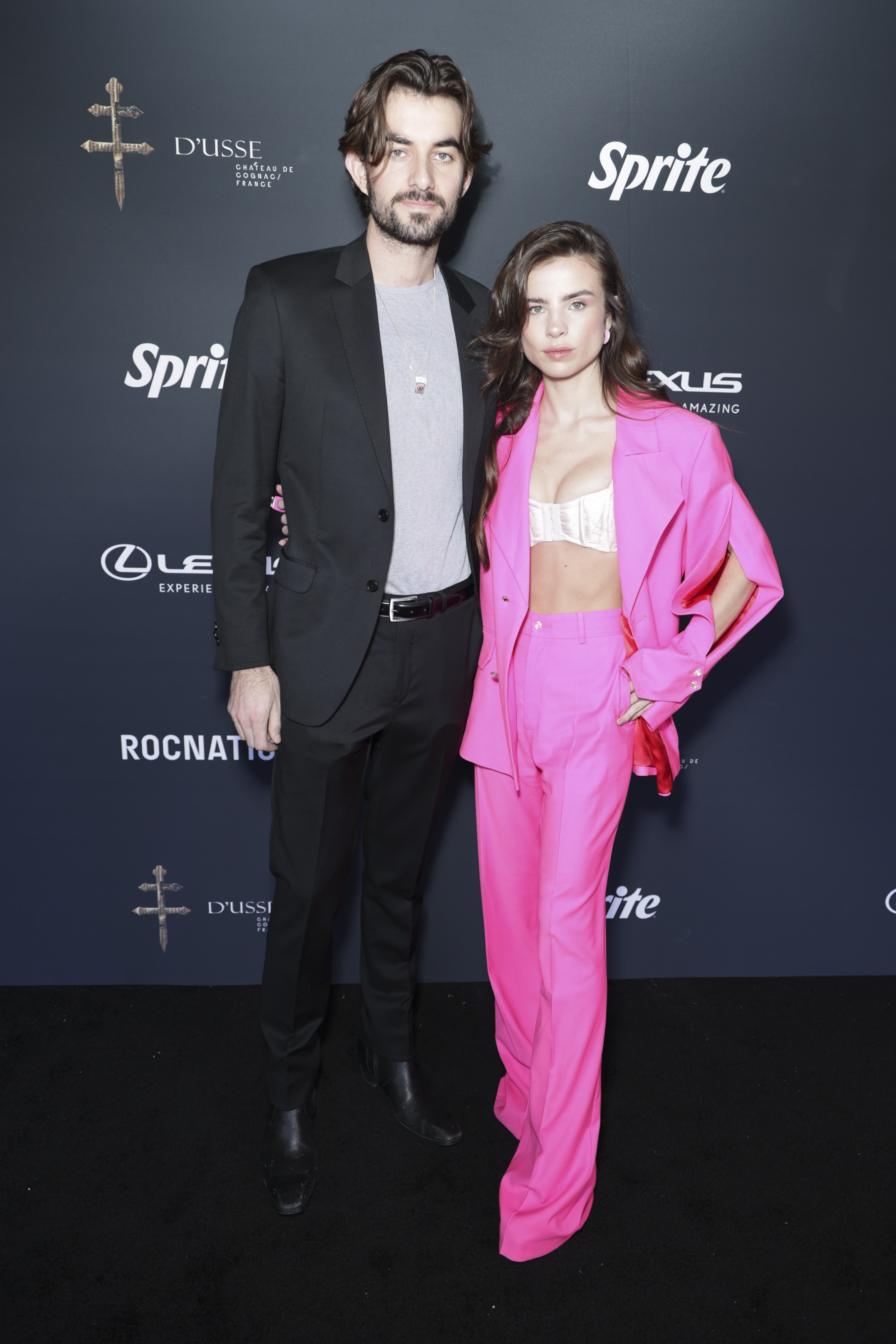 Conor Kennedy and Giulia Be at Roc Nation's The Brunch in Bel Air, California on February 4, 2023 | Source: Getty Images