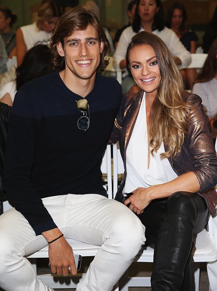 Zac Stenmark and Emily Skye at Carriageworks on April 13, 2015 in Sydney, Australia. | Photo: Getty Images Getty Images