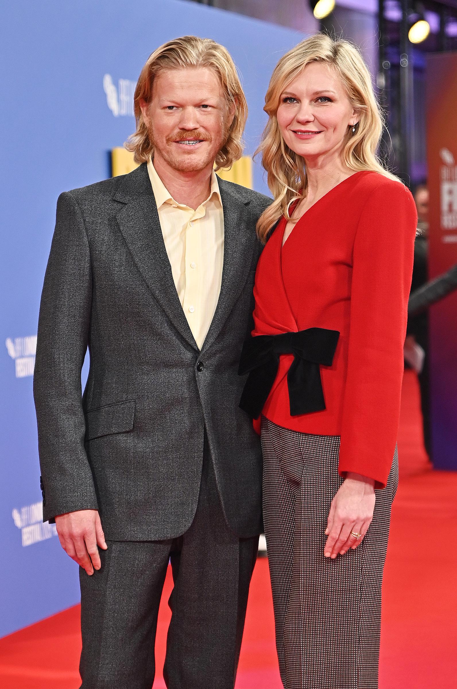 Jesse Plemons and Kirsten Dunst at the Headline Gala screening of "Roofman" during the 69th BFI London Film Festival on October 14, 2025, in England. | Source: Getty Images
