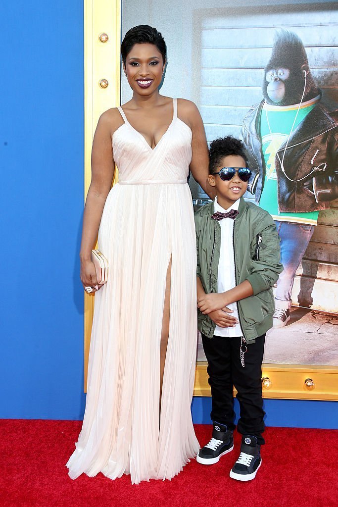 Actress/singer Jennifer Hudson (L) and David Daniel Otunga Jr. attend the premiere Of Universal Pictures' "Sing"  | Getty Images