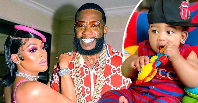 Onleesbaar Peer Inschrijven Keyshia Ka'oir & Gucci Mane Raise Eyebrows after Fans Notice the Couple's  Son Ice Has Pierced Ears