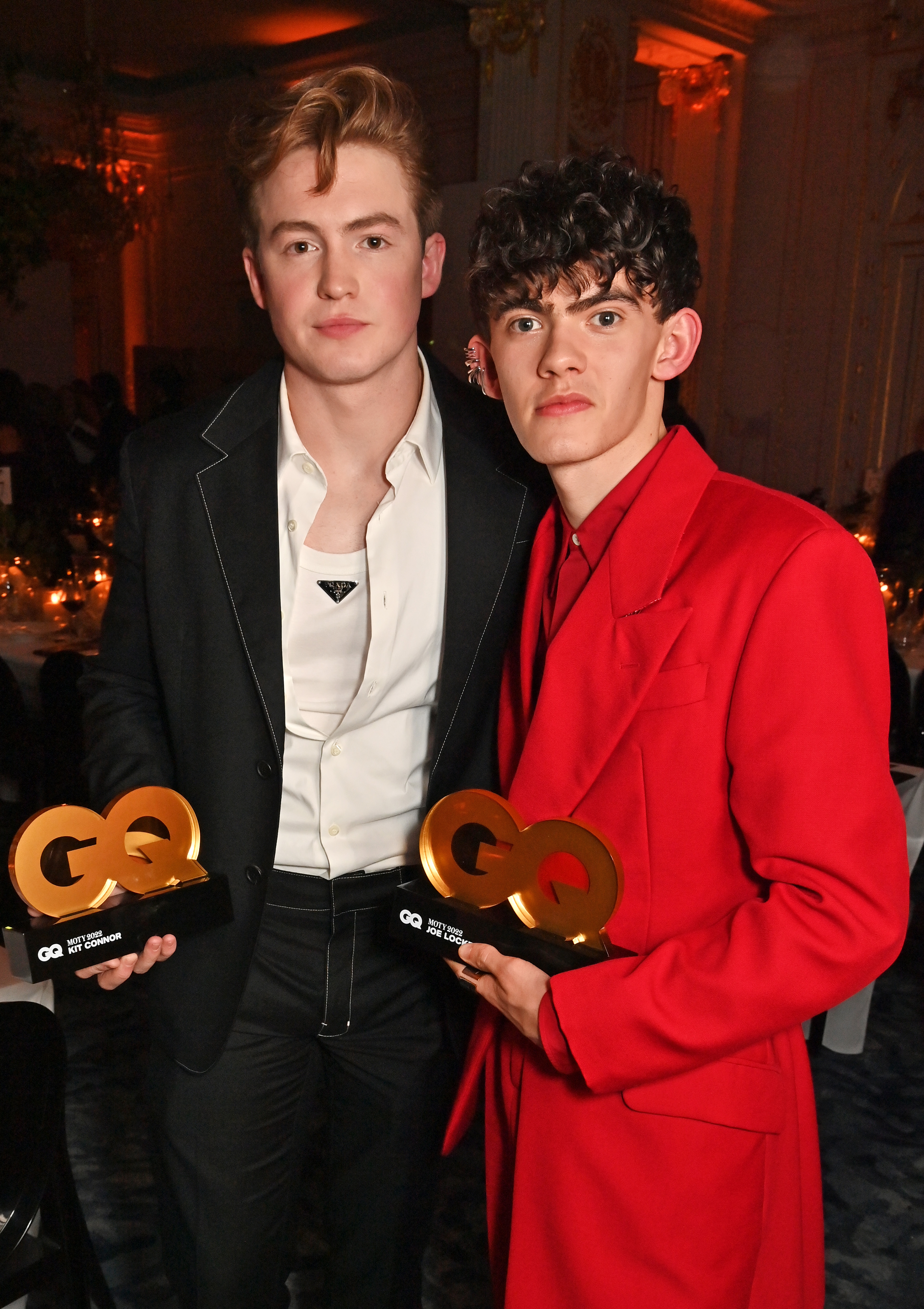 Kit Connor and Joe Locke at the GQ Men Of The Year Awards on November 16, 2022, in London, England. | Source: Getty Images