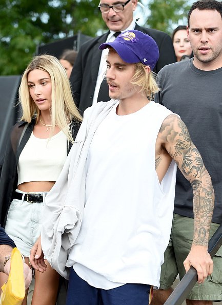 Hailey Baldwin and Justin Bieber on September 6, 2018 in New York City. | Photo: Getty Images