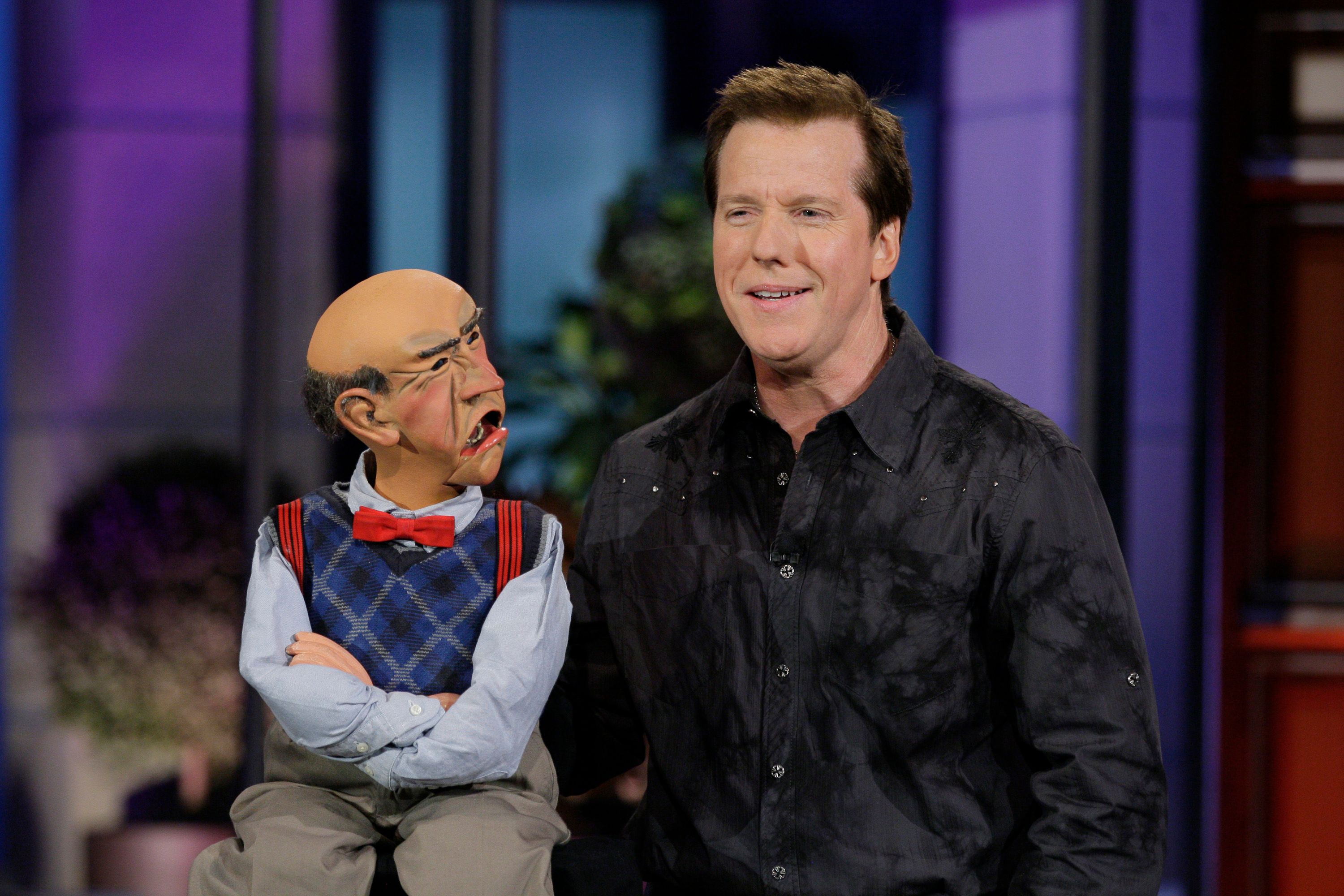 Jeff Dunham performs on "The Tonight Show with Jay Leno" on February 13, 2012. | Source: Getty Images