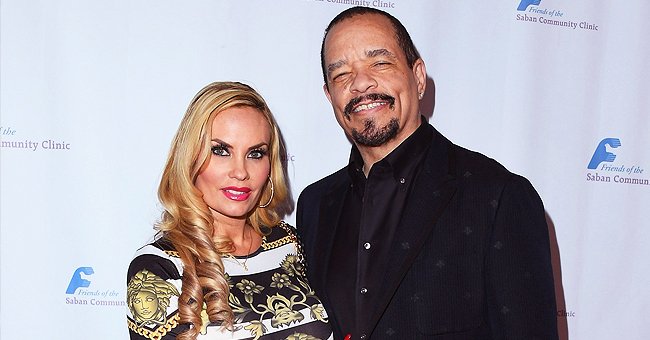 See Ice T S Wife Coco Austin S Hourglass Figure In These New Photos Of Her In A Gold Top