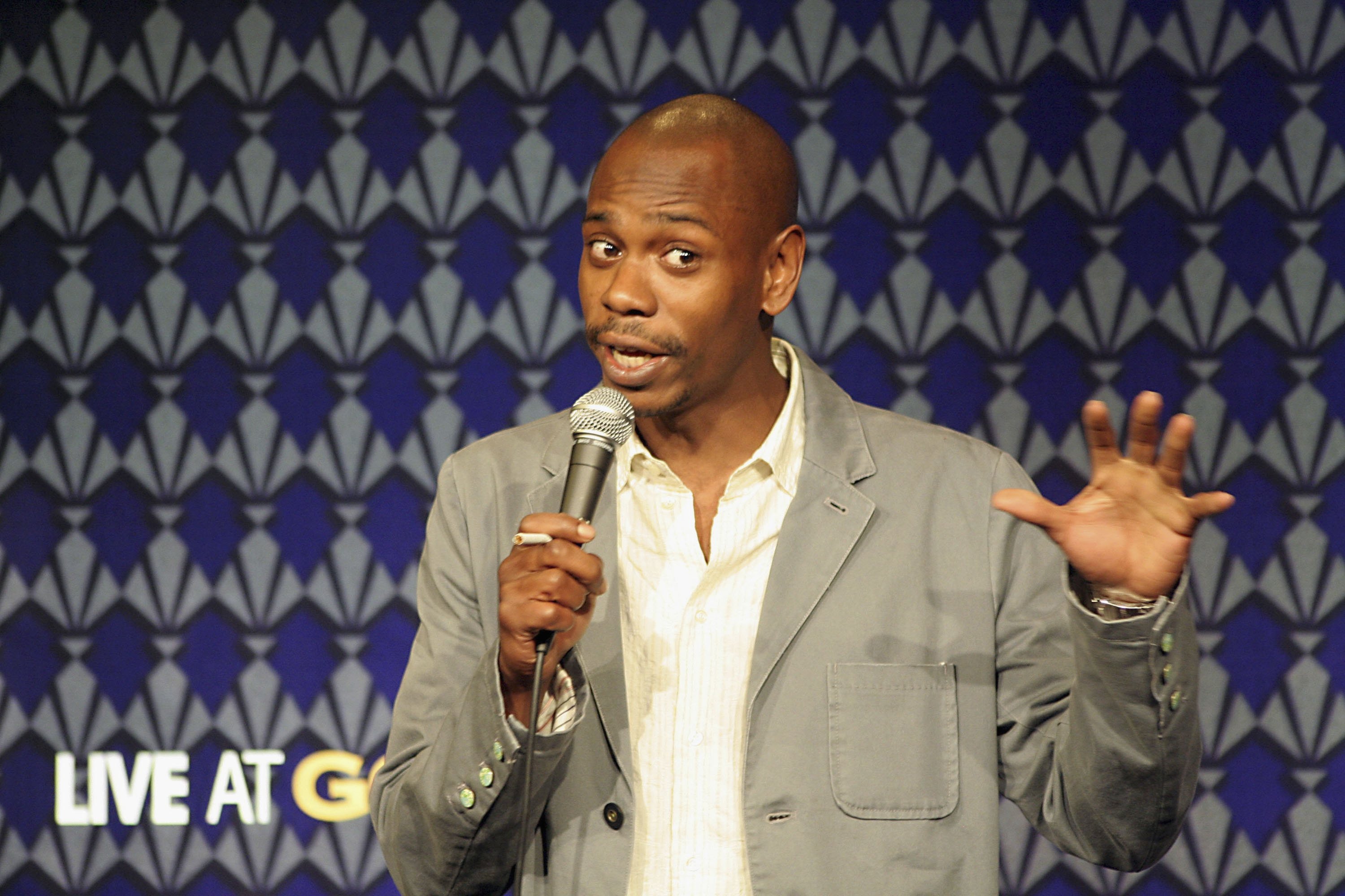 Dave Chappelle at a performance to benefit "Cringe Humor Show" creator Masavia Greer's son, Lil' Moe at Gotham Comedy Club in 2006 in New York. | Source: Getty Images