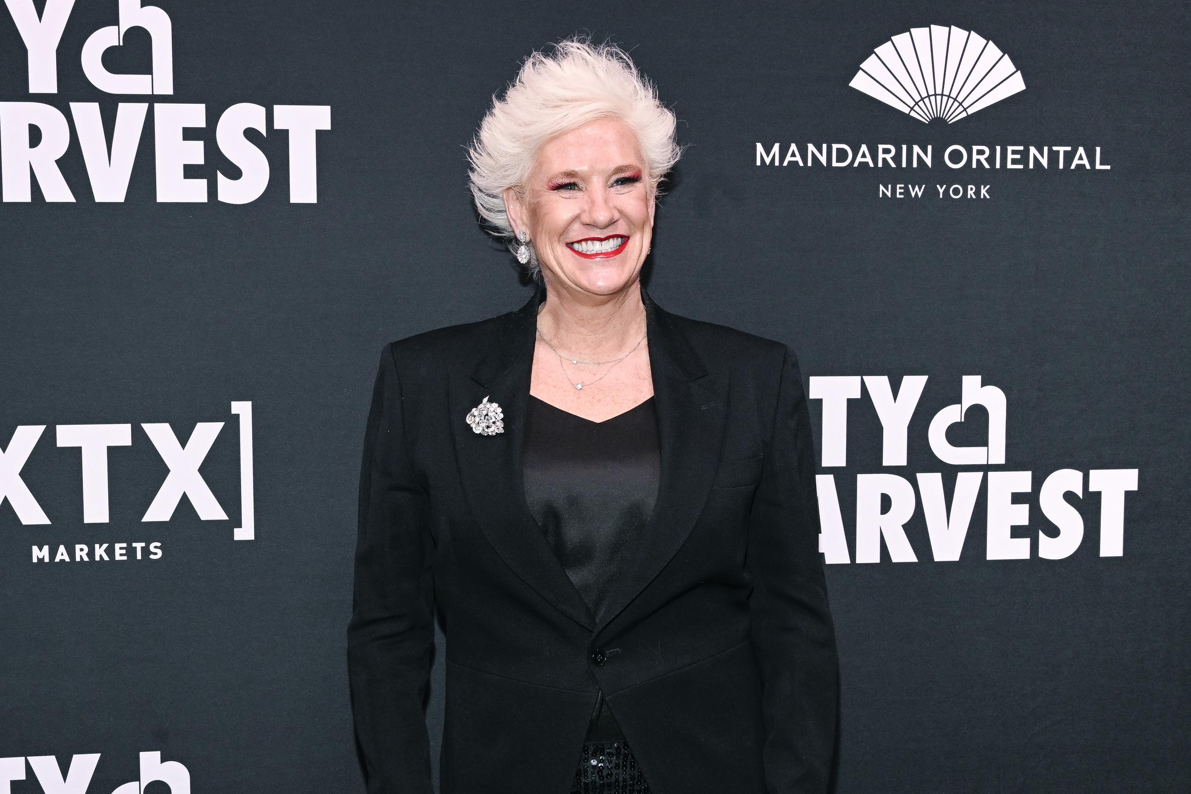 Anne Burrell poses for a photo during City Harvest's 2025 Gala: Carnival at Cipriani 42nd Street on April 22, 2025, in New York City. | Source: Getty Images