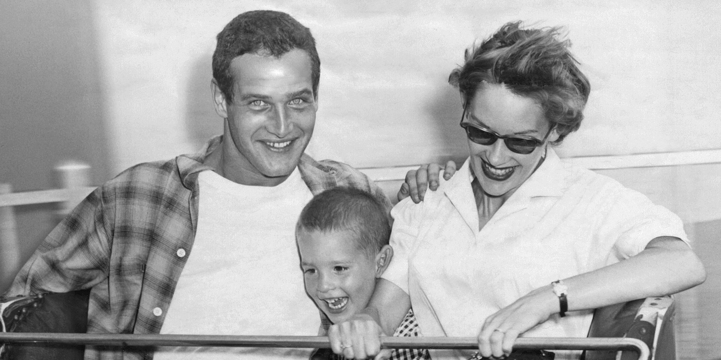 Jackie Witte, Paul Newman, and Scott Newman | Source: Getty Images