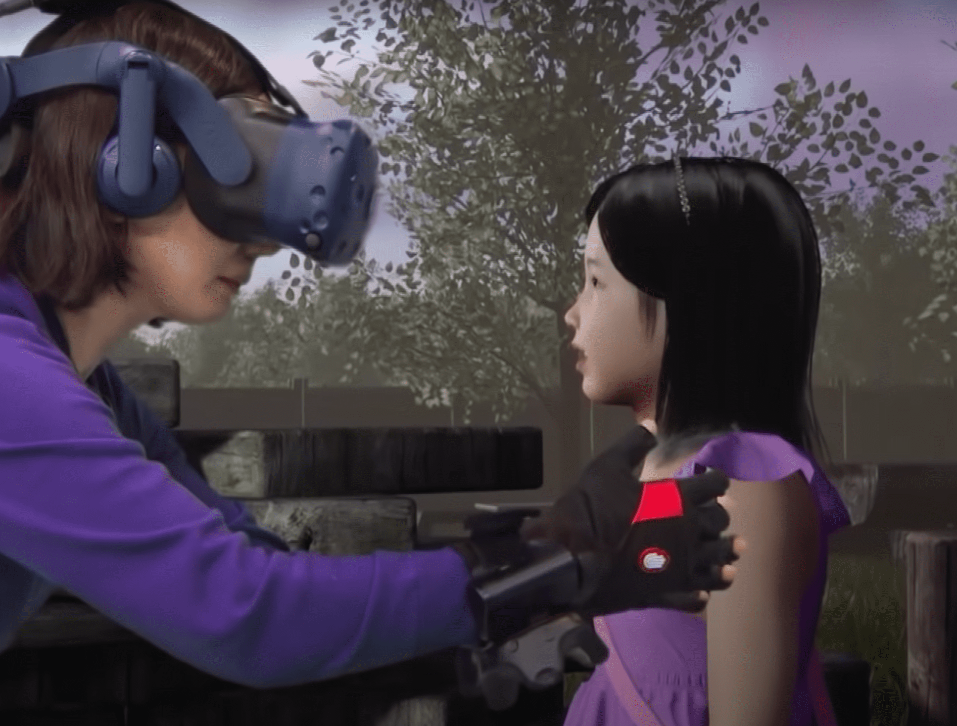 A mother interacts with her deceased daughter via virtual reality | Photo: Youtube/MBClife