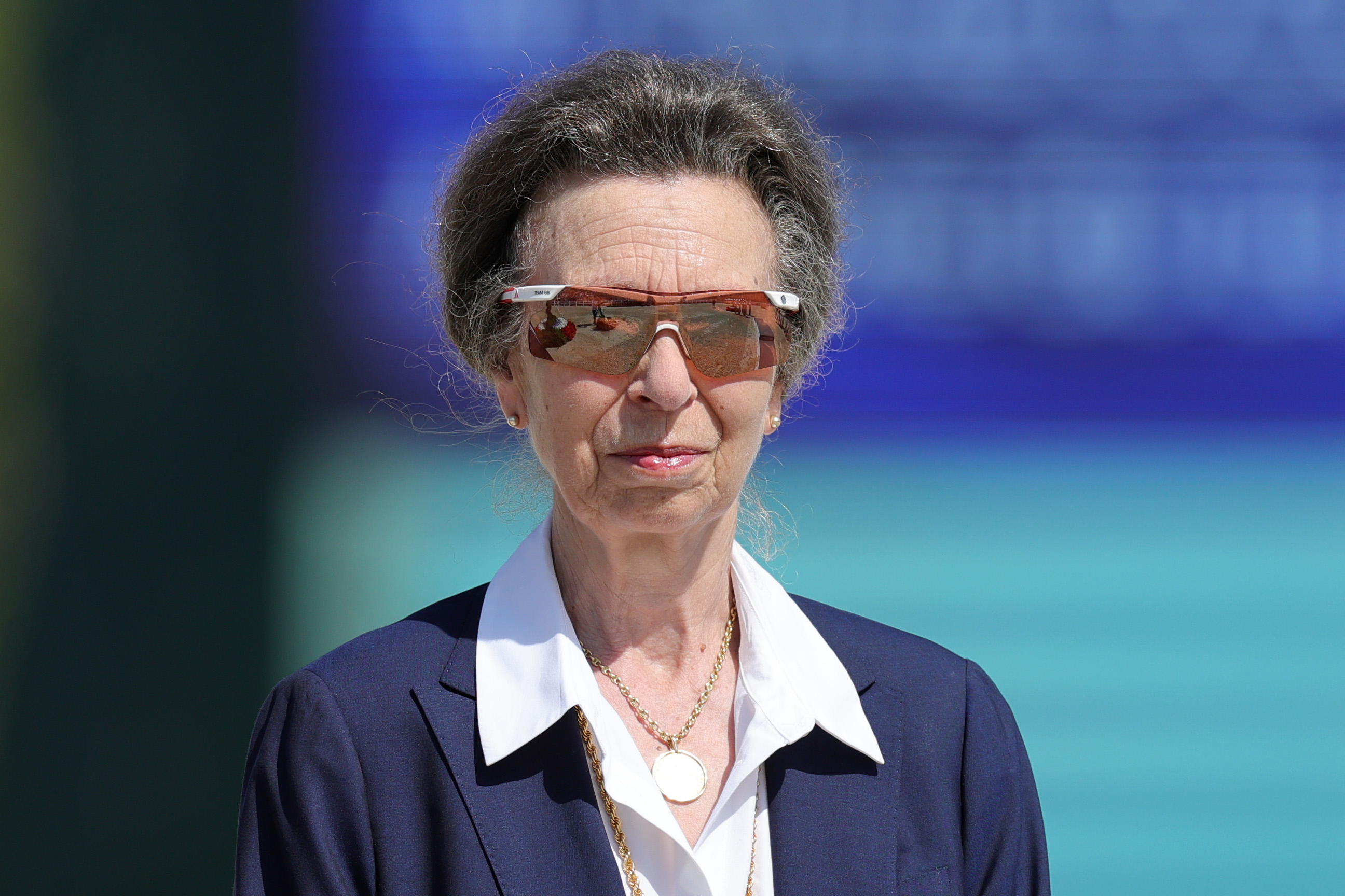 Princess Anne at equestrian sport award ceremony on July 30, 2024 at the 2024 Paris Olympic Games | Source: Getty Images