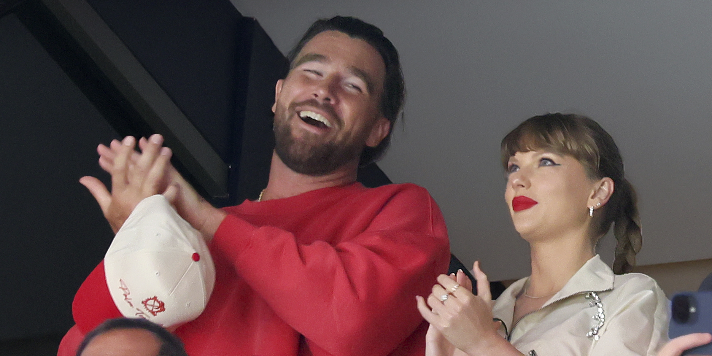 Taylor Swift and Travis Kelce | Source: Getty Images