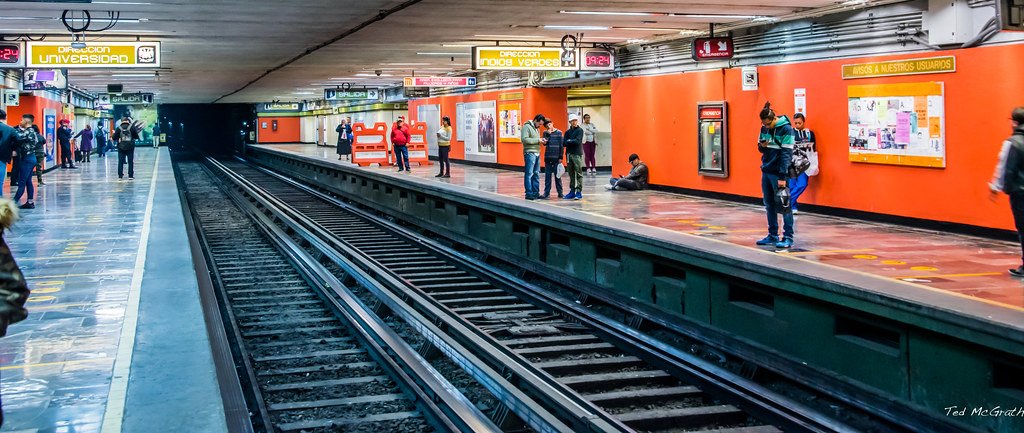 Estación del metro en la capital mexicana. | Foto: Flickr Estación del metro en la capital mexicana. | Foto: Flickr