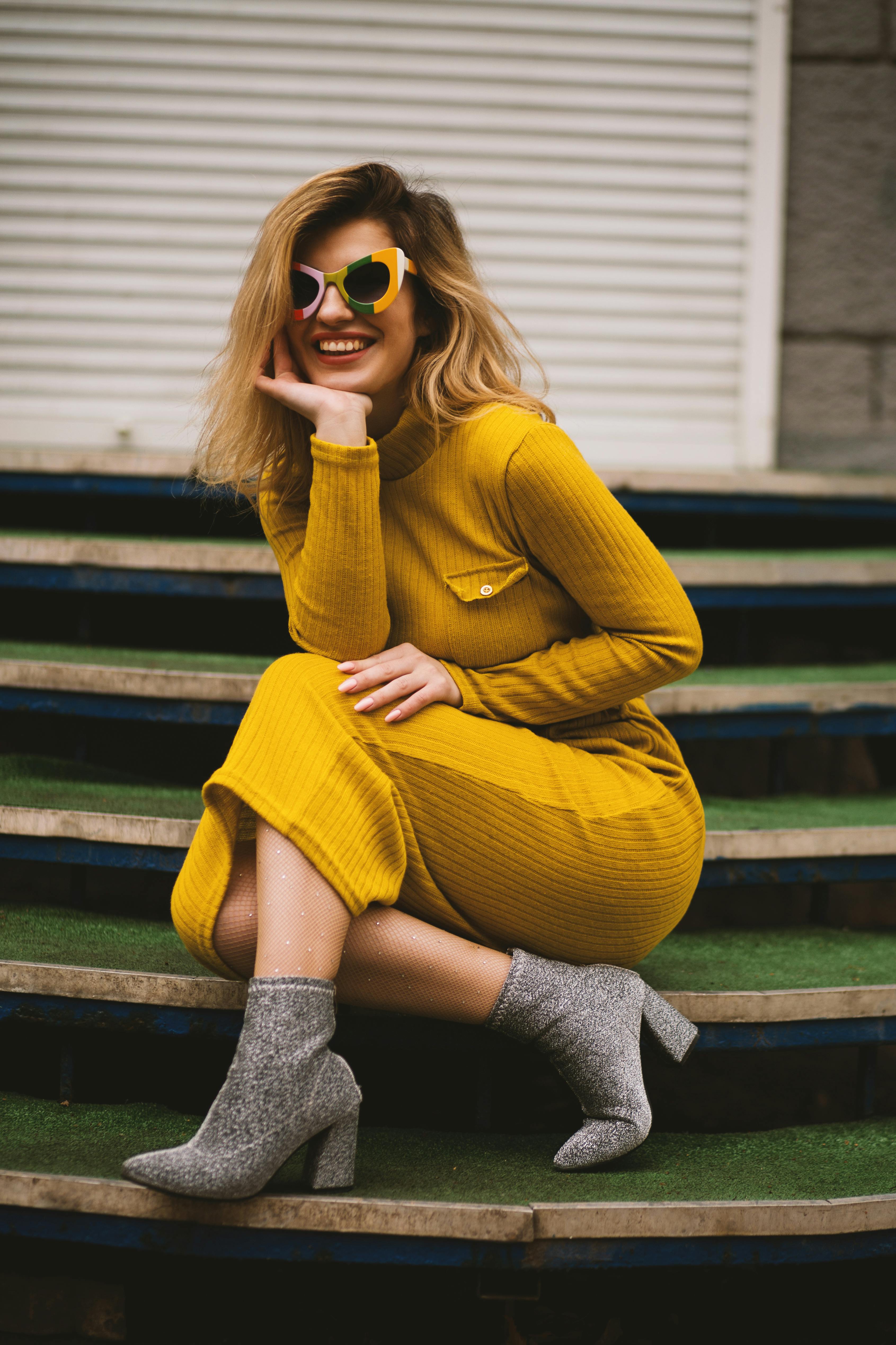 An influencer in a dress | Source: Pexels