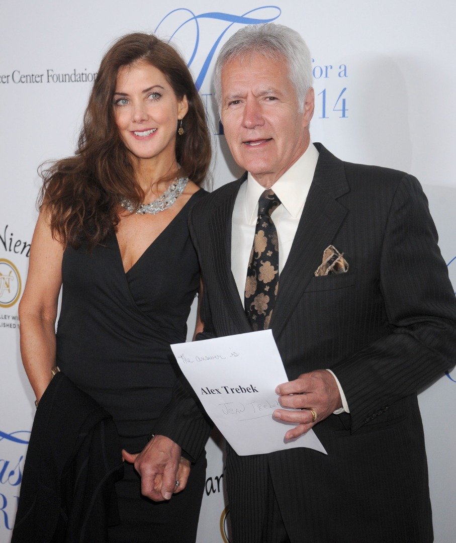 Alex Trebek and Jean Trebek arrive at the 19th Annual Jonsson Cancer Center Foundation's Taste For A Cure at Regent Beverly Wilshire Hotel on April 25, 2014. | Source: Getty Images