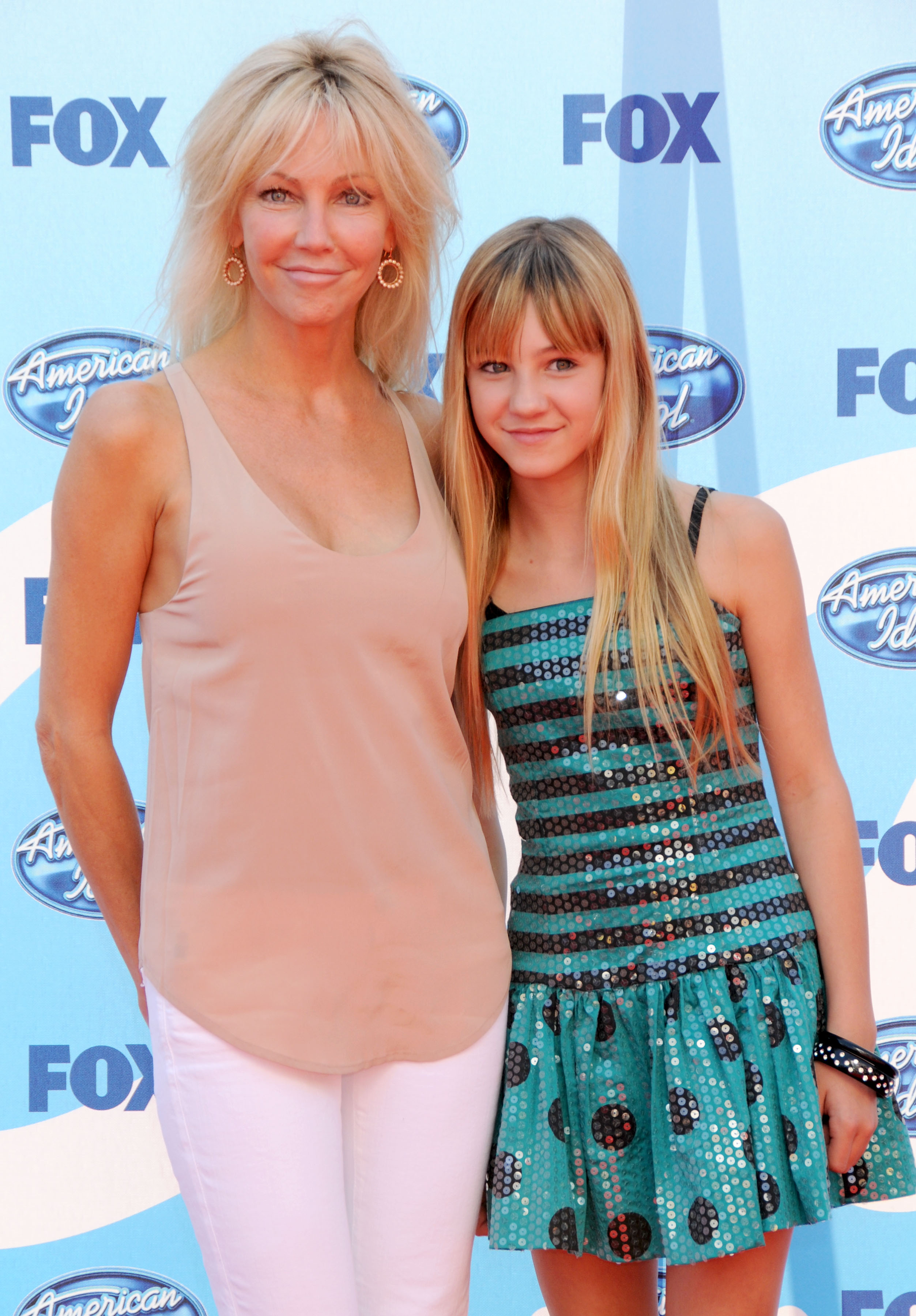 Heather Locklear and daughter Ava Elizabeth Sambora arrive at the American Idol Season 8 Finale held at the Nokia Theatre L.A. Live on May 20, 2009 in Los Angeles, California. | Source: Getty Images