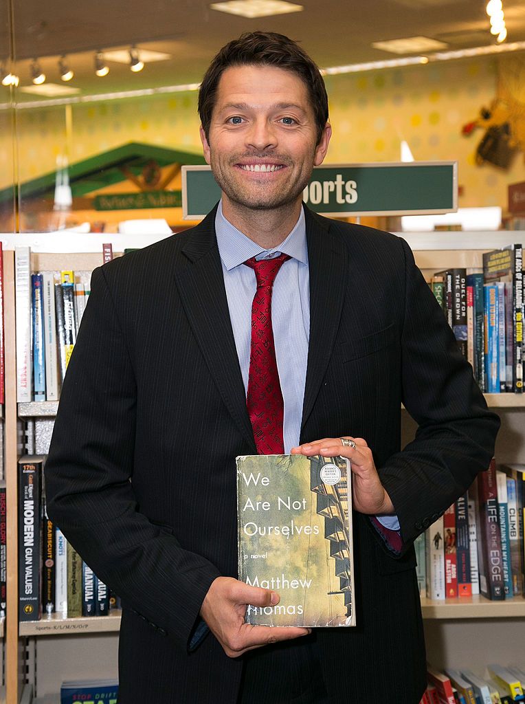 Misha Collins during the Matthew Thomas and Misha Collins book signing for "We Are Not Ourselves" at Barnes & Noble bookstore at The Grove on September 28, 2014 in Los Angeles, California. | Source: Getty Images
