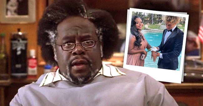 See Cedric the Entertainer's Daughter Lucky in a Blush Pink Prom Dress ...